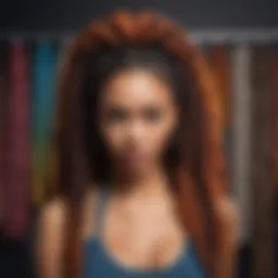 A colorful display of various afro hair braids showcasing their beauty and styles.
