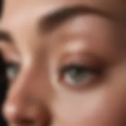 Luxurious eyelash extensions showcasing elegance