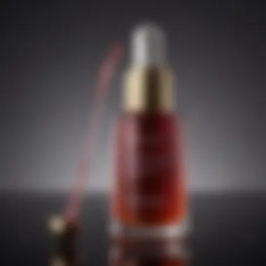 Antioxidant serum bottle and dropper