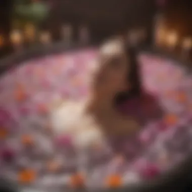 Aromatic Flower Bath at Fun Spa
