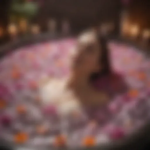 Aromatic Flower Bath at Fun Spa