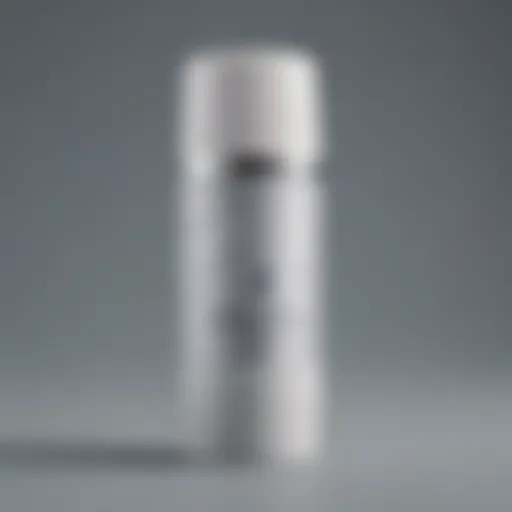 A close-up of an antiperspirant stick with a sleek design.