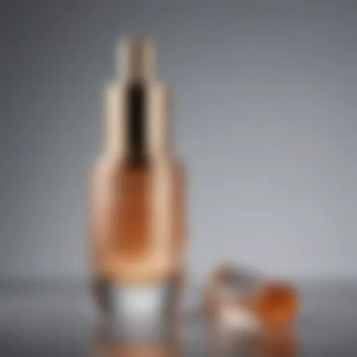 A luxurious serum with a dropper, symbolizing rejuvenation and skincare