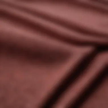 A close-up shot of various fabrics, highlighting texture and color options suitable for date attire.