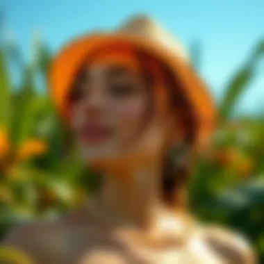 Importance of Sun Protection A serene outdoor scene highlighting the importance of sun protection in daily life.