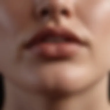 Lip Transformation with Cinnamon Oil Before and after comparison of lips treated with cinnamon oil