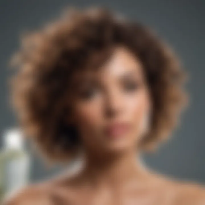 Close-up of nourishing hair product ingredients