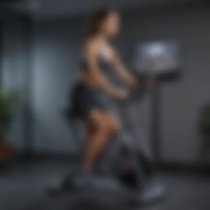 Compact Indoor Bike with Virtual Training Screen