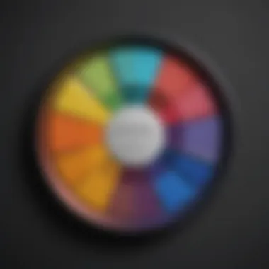 Color wheel showcasing overtone theory in beauty