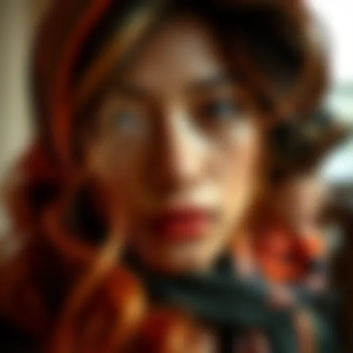 A cultural display of hair color trends across different societies