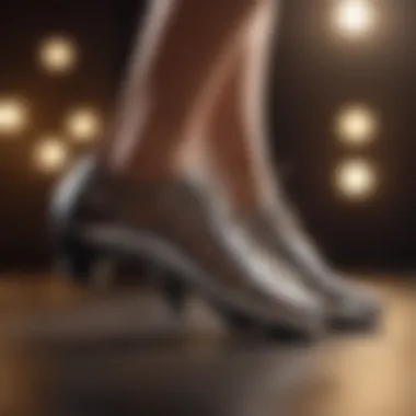 Dance shoes showcasing advanced technology for comfort