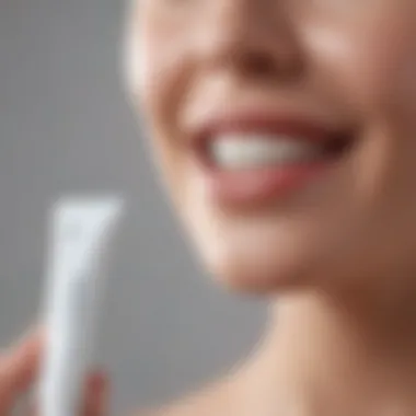 Luxurious Packaging of Smile Whitening Toothpaste Whitening toothpaste packaging with elegant design
