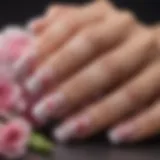 Elegant floral-inspired Glamnetic press-on nails