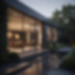 Elegant modern home extension interior design