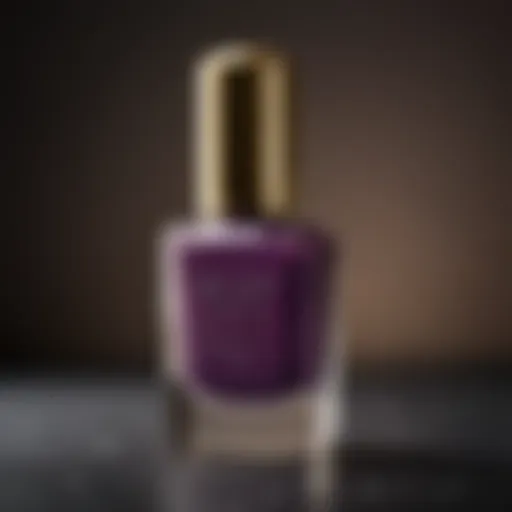 Elegant nail polish bottle