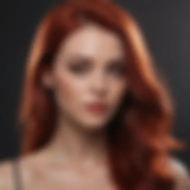Chic Scarlet Symphony Hair Shade Elegant Scarlet Symphony Hair Shade
