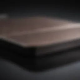 High-quality flat iron showcasing premium plate materials