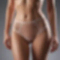 Elegant high rise briefs showcasing modern design.
