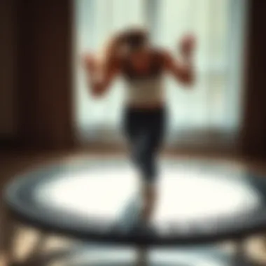 Health Benefits of Rebounding Illustration of health benefits associated with rebounder workouts