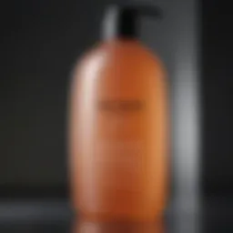 Fine hair shampoo bottle