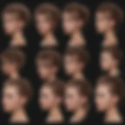 A detailed diagram illustrating various hair growth techniques and their mechanisms.