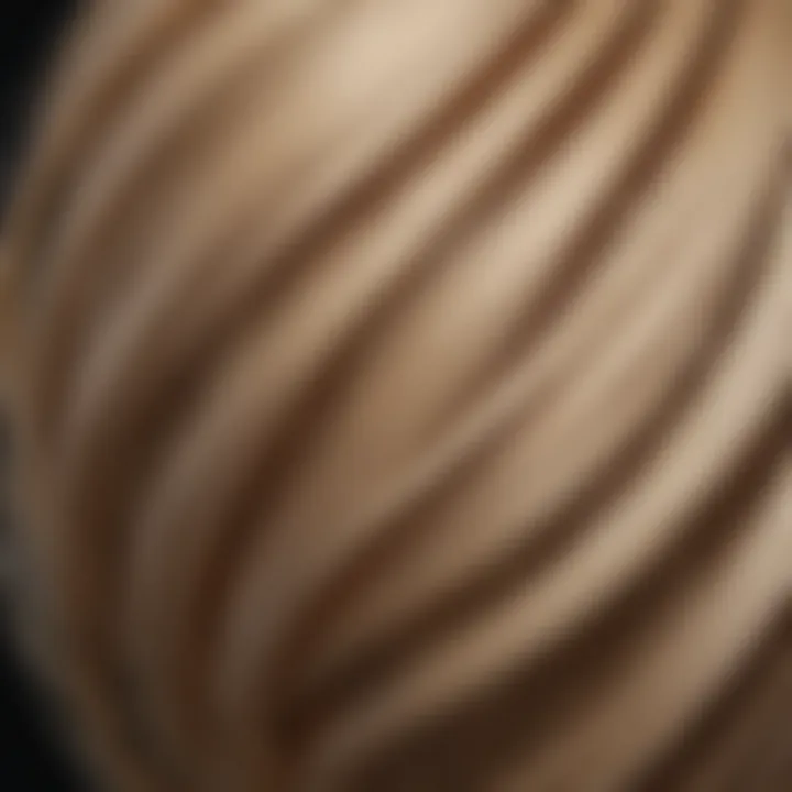 Close-up of Olaplex hair dye formulation showcasing its rich texture