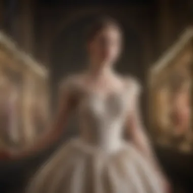 Timeless Beauty: A Historical Perspective on Ballet Dresses Historical ballet style dress displayed in a museum exhibition.