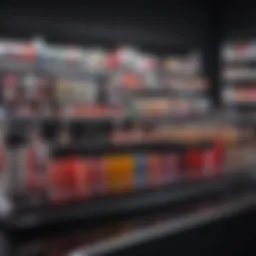 A vibrant display of beauty samples available at Sephora