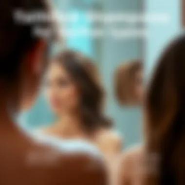 Graphic showing various hair types with tailored shampoo recommendations