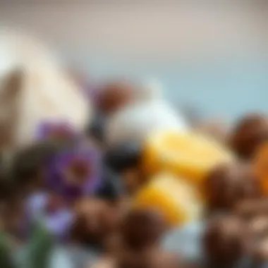 Close-up of natural ingredients found in hair loss shampoos