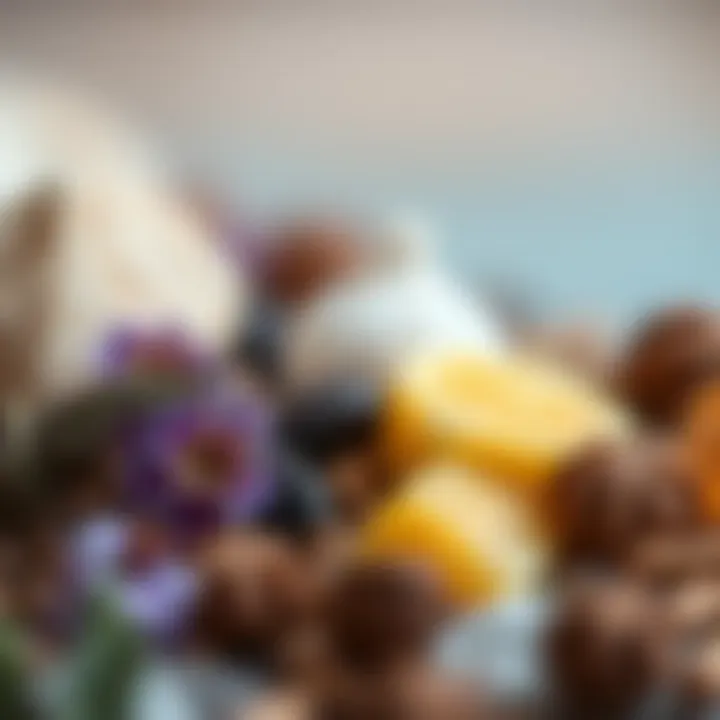 Close-up of natural ingredients found in hair loss shampoos