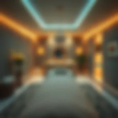 Luxurious Massage Room Luxurious massage room featuring elegant decor