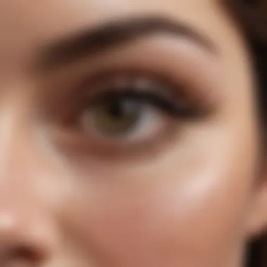 Comparison of different mascara brush types for bottom lashes application