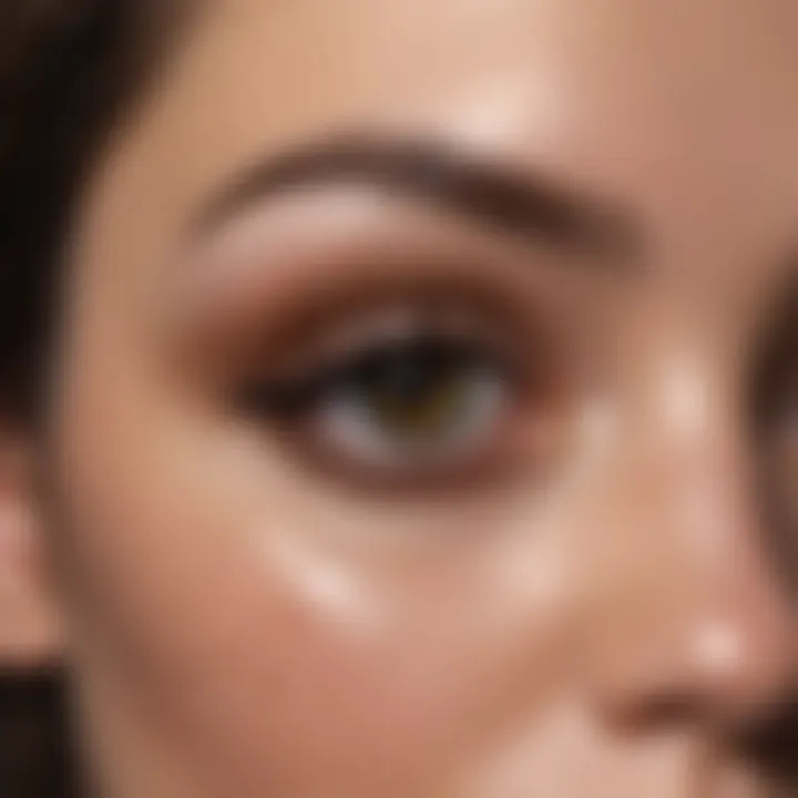An assortment of waterproof brow products arranged elegantly on a vanity