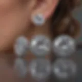 Exquisite Diamond Stud Earrings in Sparkling Light