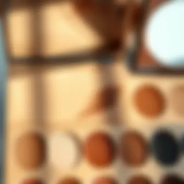 Color palette showcasing shades for redhead eyebrow enhancement