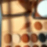 Shades for Redhead Eyebrows Color palette showcasing shades for redhead eyebrow enhancement