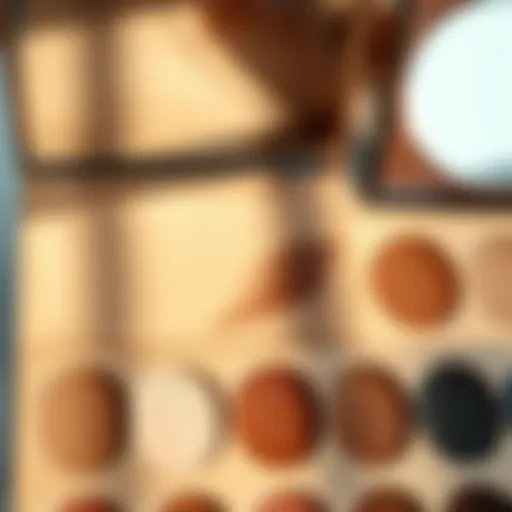 Shades for Redhead Eyebrows Color palette showcasing shades for redhead eyebrow enhancement