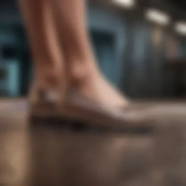 Flat shoes promoting proper form