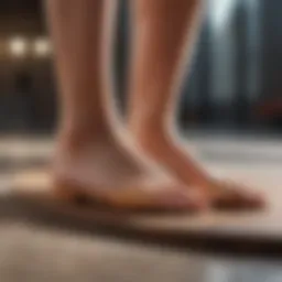 Stylish flats showcasing arch support features.