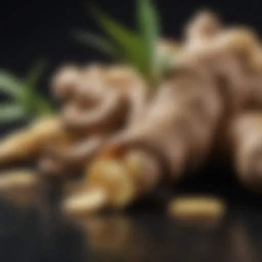 Fresh ginger root