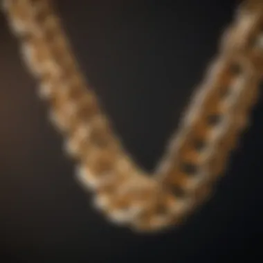 Elegant Gold Chain with Intricate Design