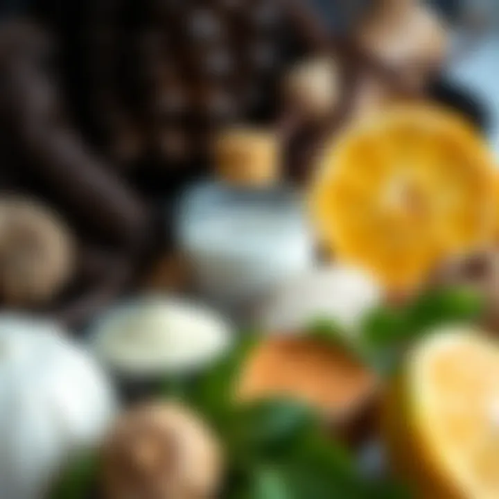 Key Organic Ingredients in Hair Care Close-up of organic ingredients used in hair care products