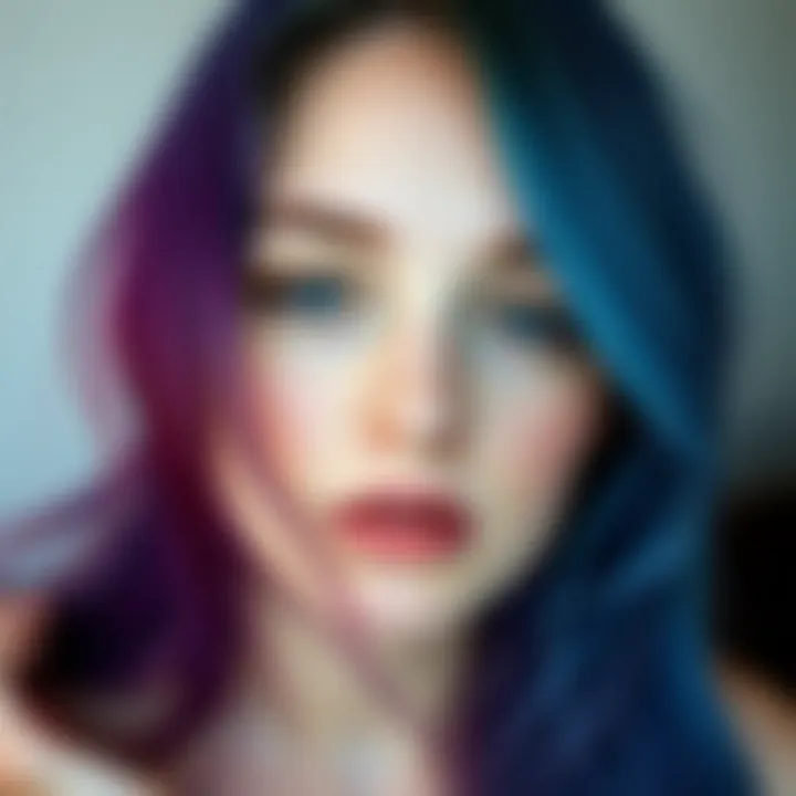 An artistic representation of how hair color influences social perceptions