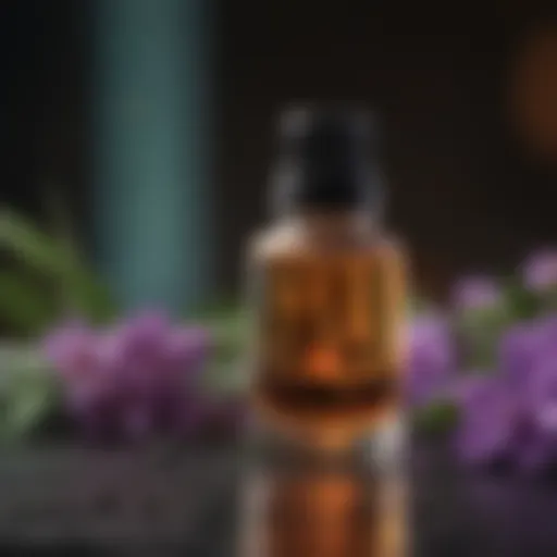 A vibrant array of essential oils for fragrance creation