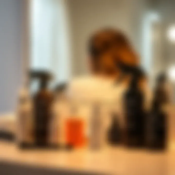 Top Products for Managing Frizzy Hair Overnight Frizz control hair products on vanity