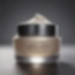 Close-up of a hydrating cream jar