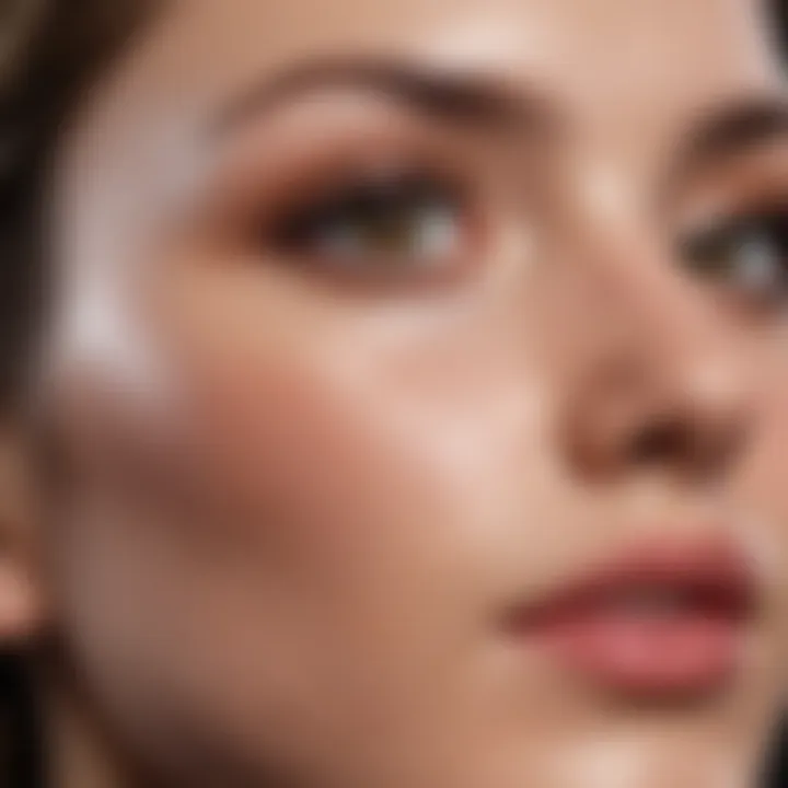 Close-up of ingredients known for brightening skin