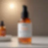 Close-up of Kiehl's Vitamin A serum bottle showcasing the rich formulation