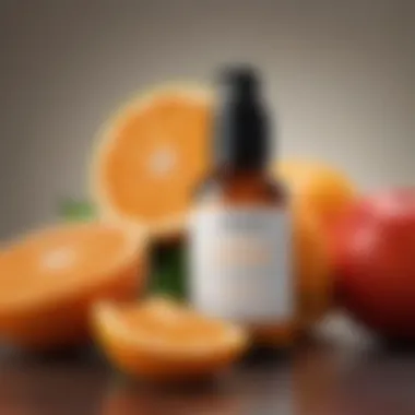 Comparison chart of Kiehl's Vitamin C Concentrate and alternative products